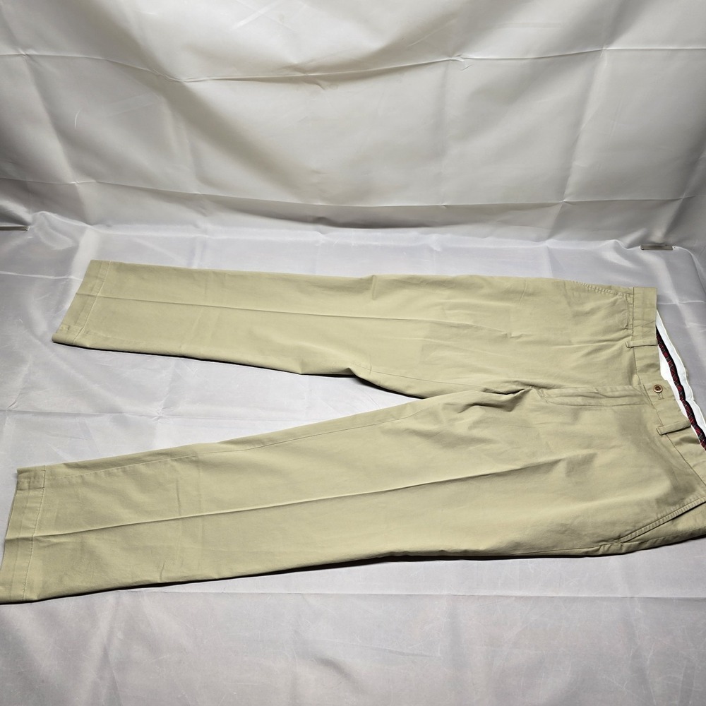 Ralph Lauren 35x32 Golf Pants Khaki 100% Cotton Chino Polo Classic‎ Fit Preppy